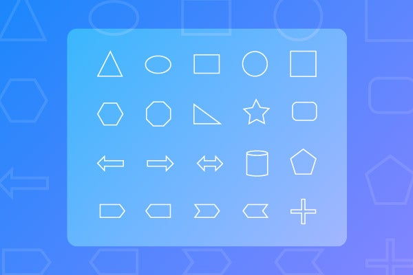 Sequence Chart Template - Four Squares on a Small Circle