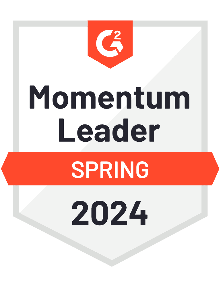 Momentum Leader Spring 2024 — G2 Badge